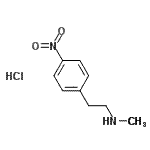 CAS 登录号：83554-67-0， N-甲基-2-(4-硝基苯基)乙胺盐酸盐(1:1)