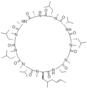 CAS 登录号：83574-28-1， 环孢菌素 F