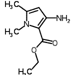 CAS 登录号：83621-89-0， 乙基3-氨基-1,5-二甲基-1H-吡咯-2-羧酸酯