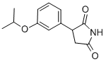 CAS#: 83656-29-5, 3-(3-Propan-2-Yloxyphenyl)Pyrrolidine-2,5-Dione