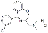 CAS 登录号：83658-58-6， 1-[6-(3-氯苯基)-2-氧杂-5-氮杂双环[5.4.0]十一碳-5,7,9,11-四烯-4-基]-N,N-二甲基-甲胺盐酸盐