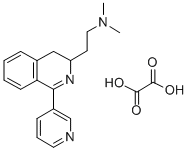 CAS 登录号：83658-89-3， 3,4-二氢-N,N-二甲基-1-(3-吡啶基)-3-异喹啉乙胺草酸盐