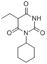 CAS 登录号：837-32-1， 1-环己基-5-乙基巴比妥酸