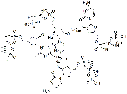 CAS 登录号：83711-63-1， 3'-脱氧-胞苷 5'-(四氢三磷酸酯)四钠盐