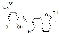 CAS#: 83784-14-9, 6-[(3-Chloro-2-Hydroxy-5-Nitrophenyl)Azo]-5-Hydroxynaphthalene-1-Sulphonic Acid