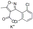 CAS 登录号：83817-48-5， 3-(2,6-二氯苯基)-5-甲基异恶唑-4-羧酸钾