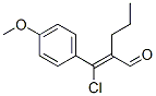 CAS#: 83846-76-8, 2-[Chloro(4-Methoxyphenyl)Methylene]Valeraldehyde
