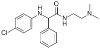 CAS#: 83850-78-6, 2-(4-Chloro(Phenylamino))-N-(2-(Dimethylamino)Ethyl)-2-Phenyl-Acetamide