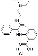 CAS#: 83850-82-2, 2-[(2-Diethylaminoethylcarbamoyl-Phenyl-Methyl)Amino]Benzoic Acid Hydrochloride