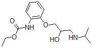 CAS#: 83855-47-4, (2-(2-Hydroxy-3-((1-Methylethyl)Amino)Propoxy)Phenyl)-Carbamic Acid Ethyl ester
