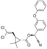 CAS#: 83860-31-5, alpha-Cyano-3-Phenoxybenzyl [1S-[1alpha(R*),3beta]]-3-(2,2-Dichlorovinyl)-2,2-Dimethylcyclopropanecarboxylate