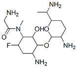 CAS 登录号：83865-95-6， 2-氨基-N-[4-氨基-3-[3-氨基-6-(1-氨基乙基)四氢吡喃-2-基]氧基-6-氟-2-羟基-环己基]-N-甲基-乙酰胺
