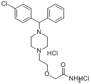 CAS#: 83881-42-9, 2-(2-(4-((2-Chlorophenyl)Benzyl)-(Piperazin-1-Yl))Ethoxy )-Acetamide dihydrochloride