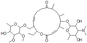 CAS 登录号:83883-27-6, (4aS)-12,13-去环氧-12,13-二去氢-10,11-二氢-4a-羟基-麦新米星 I