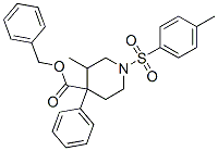 CAS#: 83898-25-3, Benzyl 3-Methyl-4-Phenyl-1-(p-Tolylsulphonyl)Piperidine-4-Carboxylate