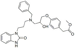 CAS#: 83918-74-5, Methyl 4-[3-[[3-(2,3-Dihydro-2-Oxo-1H-Benzimidazol-1-Yl)Propyl]Benzylamino]-2-Hydroxypropoxy]Phenylacetate