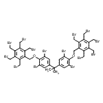 CAS 登录号：83929-74-2， 1,1'-{2,2-丙烷二基二[(2,6-二溴-4,1-亚苯基)氧基亚甲基]}二[五(溴甲基)苯]