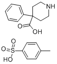CAS 登录号：83949-32-0， 4-苯基-4-哌啶羧酸 4-甲基-苯磺酸盐