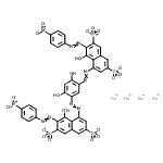 CAS#: 83968-72-3, Tetrasodium 4,4'-[(4,6-dihydroxy-1,3-phenylene)di-2,1-diazenediyl]bis{5-hydroxy-6-[(4-nitrophenyl)diazenyl]-2,7-naphthalenedisulfonate}