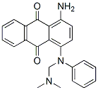 CAS 登录号：83968-76-7， 1-氨基-4-[[(二甲基氨基)甲基]苯胺基]蒽醌