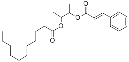 CAS#: 84006-35-9, 10-Undecenoic Acid, 1-Methyl-2-((1-Oxo-3-Phenyl-2-Propenyl)Oxy)Propyl Ester