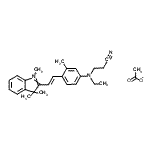 CAS#: 84012-51-1, 2-[(E)-2-{4-[(2-Cyanoethyl)(ethyl)amino]-2-methylphenyl}vinyl]-1,3,3-trimethyl-3H-indolium acetate