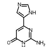 CAS#: 840529-33-1, 2-Amino-6-(1H-imidazol-4-yl)-4(1H)-pyrimidinone