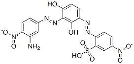CAS#: 84100-00-5, 2-[[3-[(3-Amino-4-Nitrophenyl)Azo]-2,4-Dihydroxyphenyl]Azo]-5-Nitrobenzenesulphonic Acid