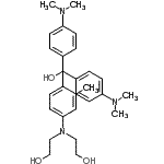 CAS 登录号：84100-81-2， 2,2'-[(4-{二[4-(二甲基氨基)苯基](羟基)甲基}-3-甲基苯基)亚氨基]二乙醇