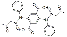CAS#: 84145-39-1, 2,5-Bis[(1,3-Dioxobutyl)Phenylamino]Terephthalic Acid