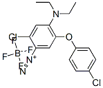 CAS 登录号：84196-02-1， 2-氯-5-(4-氯苯氧基)-4-二乙基氨基偶氮苯四氟硼酸盐