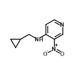 CAS 登录号：842143-89-9， N-(环丙基甲基)-3-硝基-4-吡啶胺
