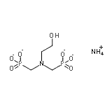 CAS#: 84215-56-5, P,P'-[[(2-hydroxyethyl)imino]bis(methylene)]bis-Phosphonate ammonium salt (1:1)