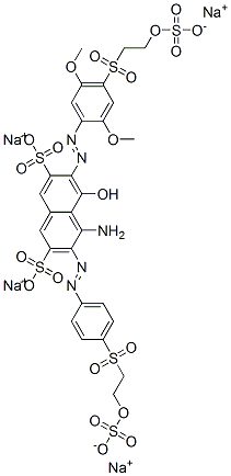 CAS#: 84229-70-9, Tetrasodium 4-Amino-6-[[2,5-Dimethoxy-4-[[2-(Sulphonatooxy)Ethyl]Sulphonyl]Phenyl]Azo]-5-Hydroxy-3-[[4-[[2-(Sulphonatooxy)Ethyl]Sulphonyl]Phenyl]Azo]Naphthalene-2,7-Disulphonate