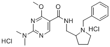 CAS#: 84332-26-3, N-((1-Benzyl-2-Pyrrolidinyl)Methyl)-2-(Dimethylamino)-4-Methoxy-5-Pyrimidinecarboxamide Dihydrochloride
