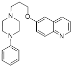 CAS#: 84344-69-4, 6-(3-(4-Phenyl-1-Piperazinyl)Propoxy)Quinoline