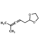 CAS 登录号：84347-87-5， 2-(4-甲基-2,3-戊二烯-1-基)-1,3-二氧戊环