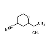 CAS#: 84360-50-9, 2-Isopropyltetrahydro-2H-pyran-4-carbonitrile