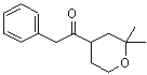 CAS 登录号：84360-52-1， 1-(2,2-二甲基四氢-2H-吡喃-4-基)-2-苯乙酮