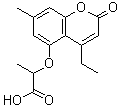 CAS#: 843621-27-2, 2-[(4-Ethyl-7-methyl-2-oxo-2H-chromen-5-yl)oxy]propanoic acid