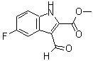CAS 登录号：843629-51-6， 5-氟-3-甲酰基-1H-吲哚-2-羧酸甲酯