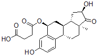 CAS#: 84371-31-3, 6 alpha,16 alpha-Dihydroxyestrone 6-Hemisuccinate