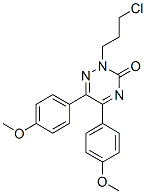 CAS 登录号：84424-00-0， 2-(3-氯丙基)-5,6-二(4-甲氧基苯基)-1,2,4-三嗪-3-酮