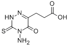 CAS#: 84424-74-8, 3-(4-Amino-5-Oxo-3-Thioxo-2,3,4,5-Tetrahydro-1,2,4-Triazin-6-Yl)Propanoic Acid