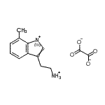 CAS 登录号：84434-15-1， 3-(2-铵基乙基)-7-甲基-1H-吲哚鎓草酸盐
