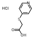 CAS#: 84468-14-4, (4-Pyridinylsulfanyl)acetic acid hydrochloride (1:1)