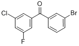 CAS#: 844879-45-4, 3-Bromo-3'-Chloro-5'-Fluorobenzophenone