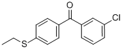 CAS#: 844884-99-7, 3-Chloro-4'-(Ethylthio)Benzophenone