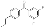 CAS#: 844885-12-7, 3,5-Difluoro-4'-n-Propylbenzophenone