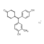 CAS 登录号：84501-57-5， 4-[(4-羟基-3-甲基苯基)(4-羟基苯基)亚甲基]-2,5-环己二烯-1-酮钠盐(1:1)